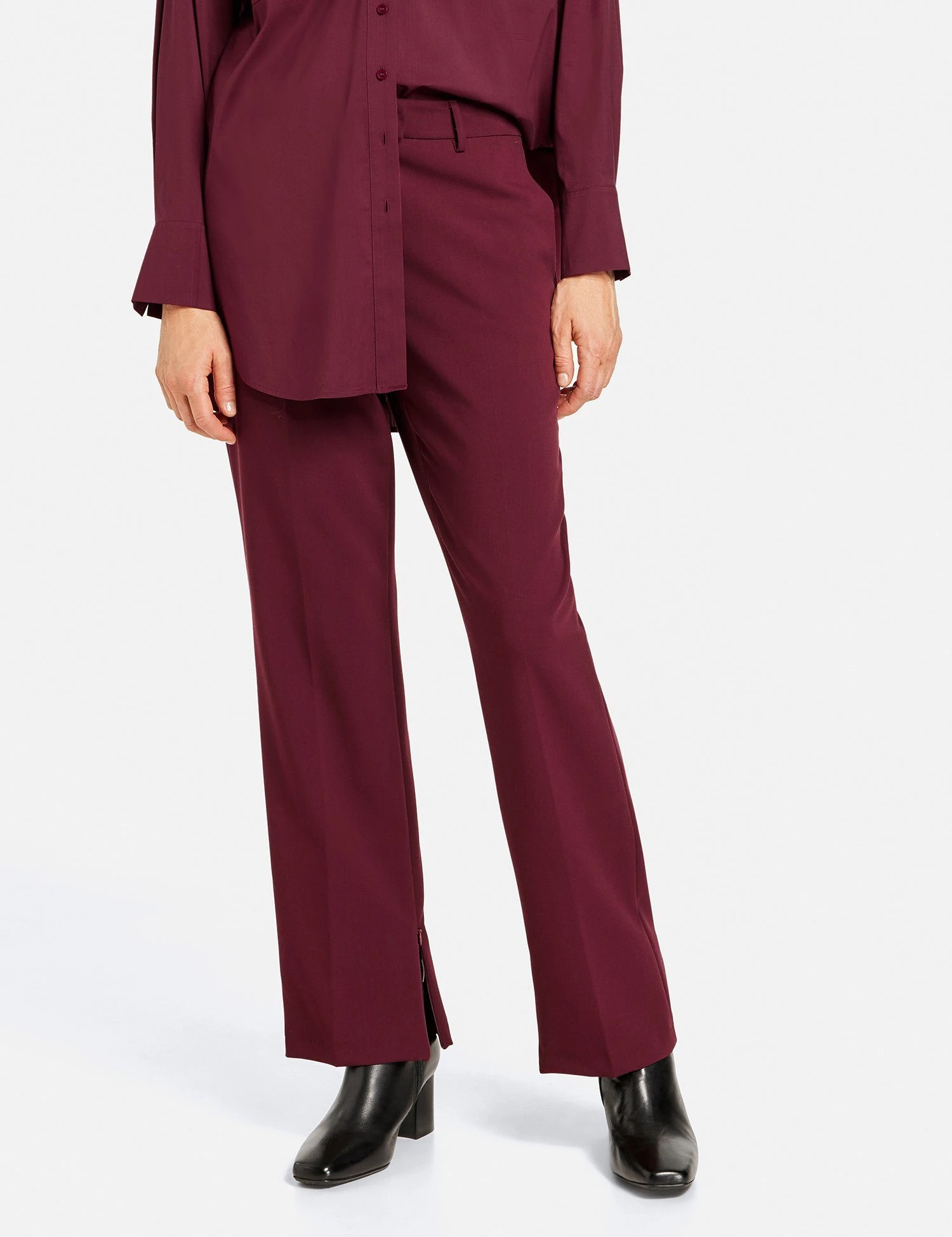 GERRY WEBER Stoffhose »Hose Mit Bügelfalten«