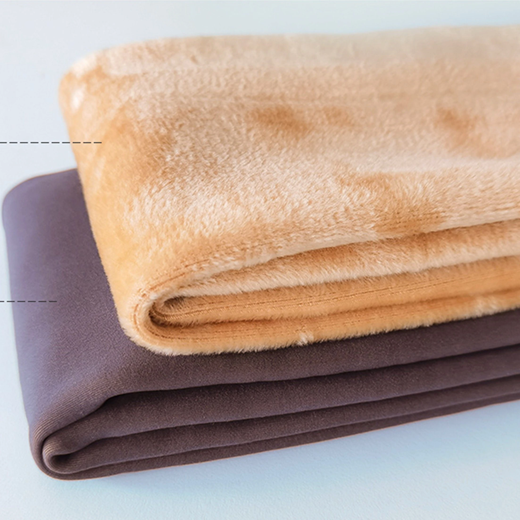 Viellan Thermoleggings Thermo-Leggings, Hose, Hoch Taillierte Leggings 90g/230g/300g, Dünn/dick Gepolstert, Schwarz/curry – Bild 7