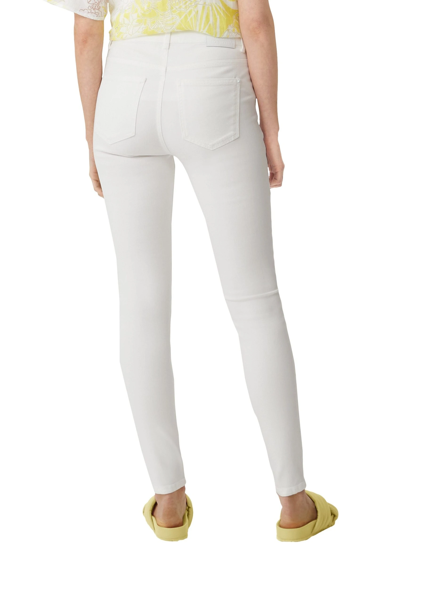 Comma Casual Identity Stoffhose Super Skinny Fit: Hose Mit Sattelbund Garment Dye – Bild 8