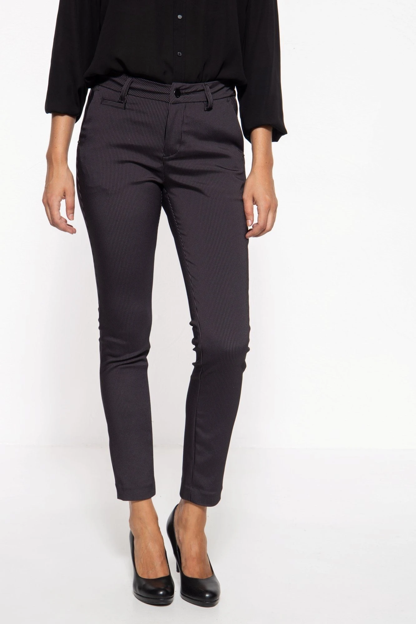 ATT Jeans Stoffhose »Ruby« Mit Eleganten Längsstreifen