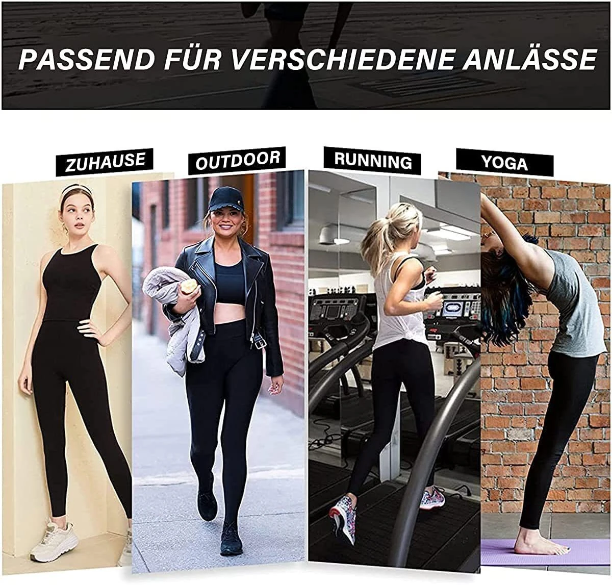 Favson Thermoleggings Damen Thermoleggins Gefütterte Leggings Dicke Strumpfhosen Winter Warm – Bild 5