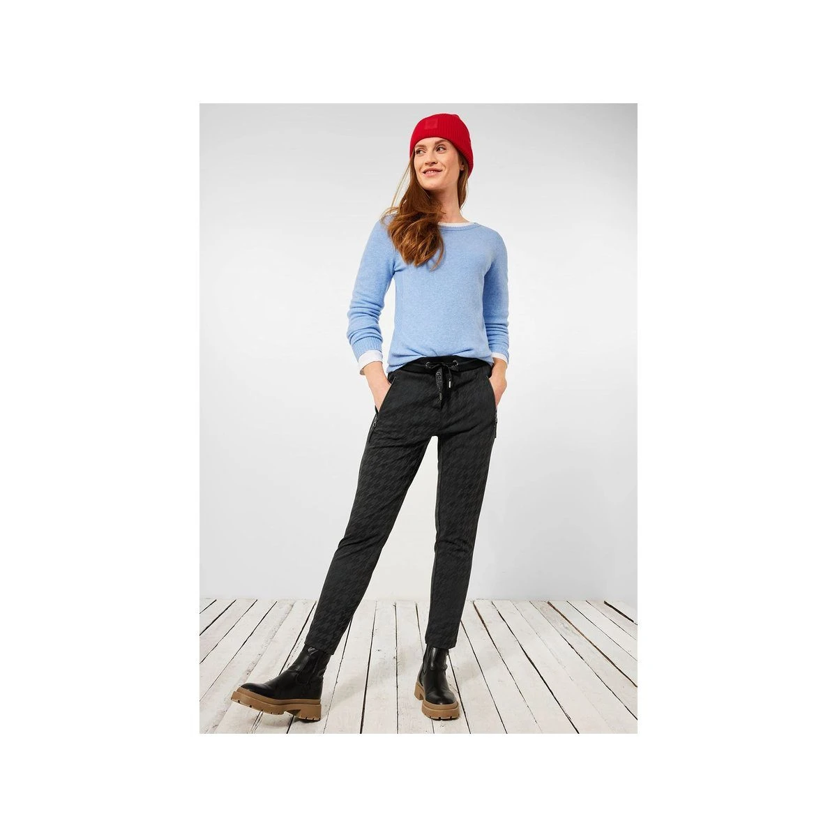 Cecil Stoffhose »schwarz Regular« (1-tlg) – Bild 3