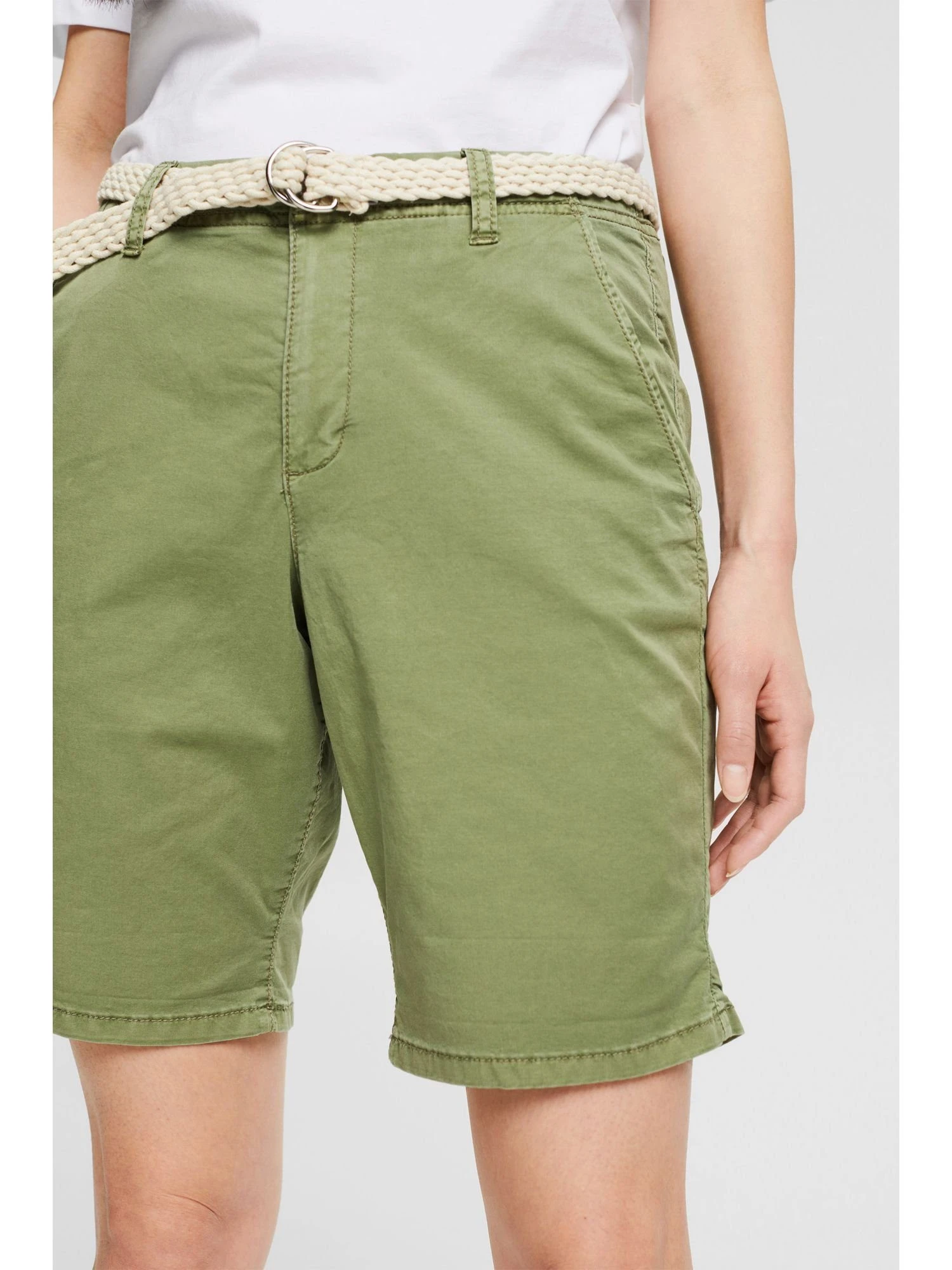 Esprit Shorts Shorts Mit Flechtgürtel (1-tlg) – Bild 4