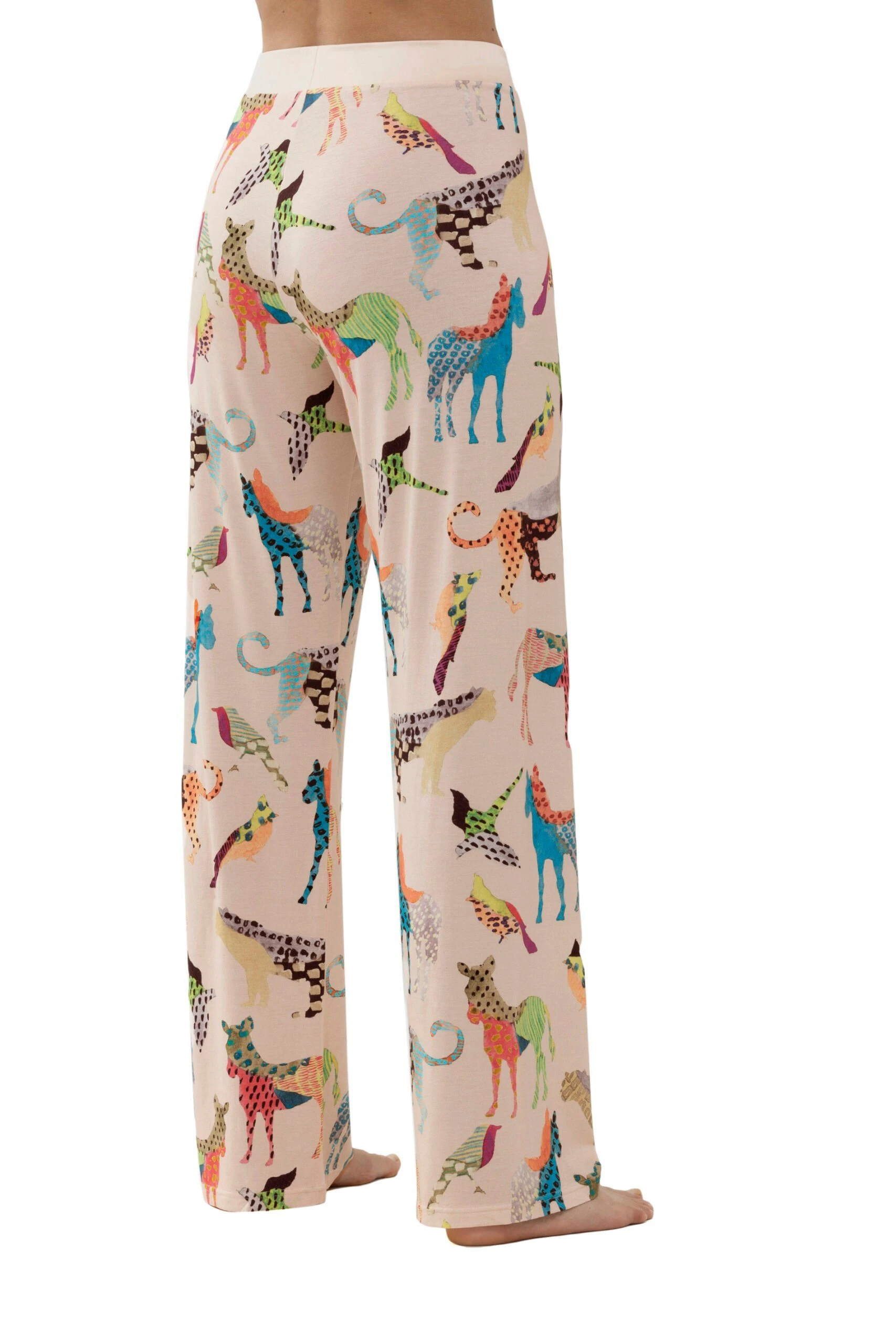 Mey Loungehose Mey Hose Lang 17339 New Pearl (1 Stück, 1-tlg., 1 Stück)