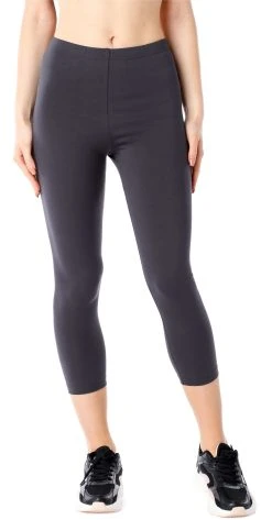 Bellivalini Leggings Damen 3/4 Capri Leggings Aus Bio-Baumwolle BLV50-184 (1-tlg) Elastischer Bund