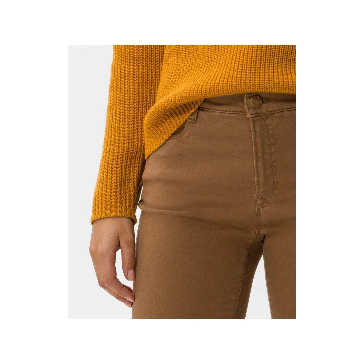 Brax 5-Pocket-Jeans Braun Regular (1-tlg) – Bild 5