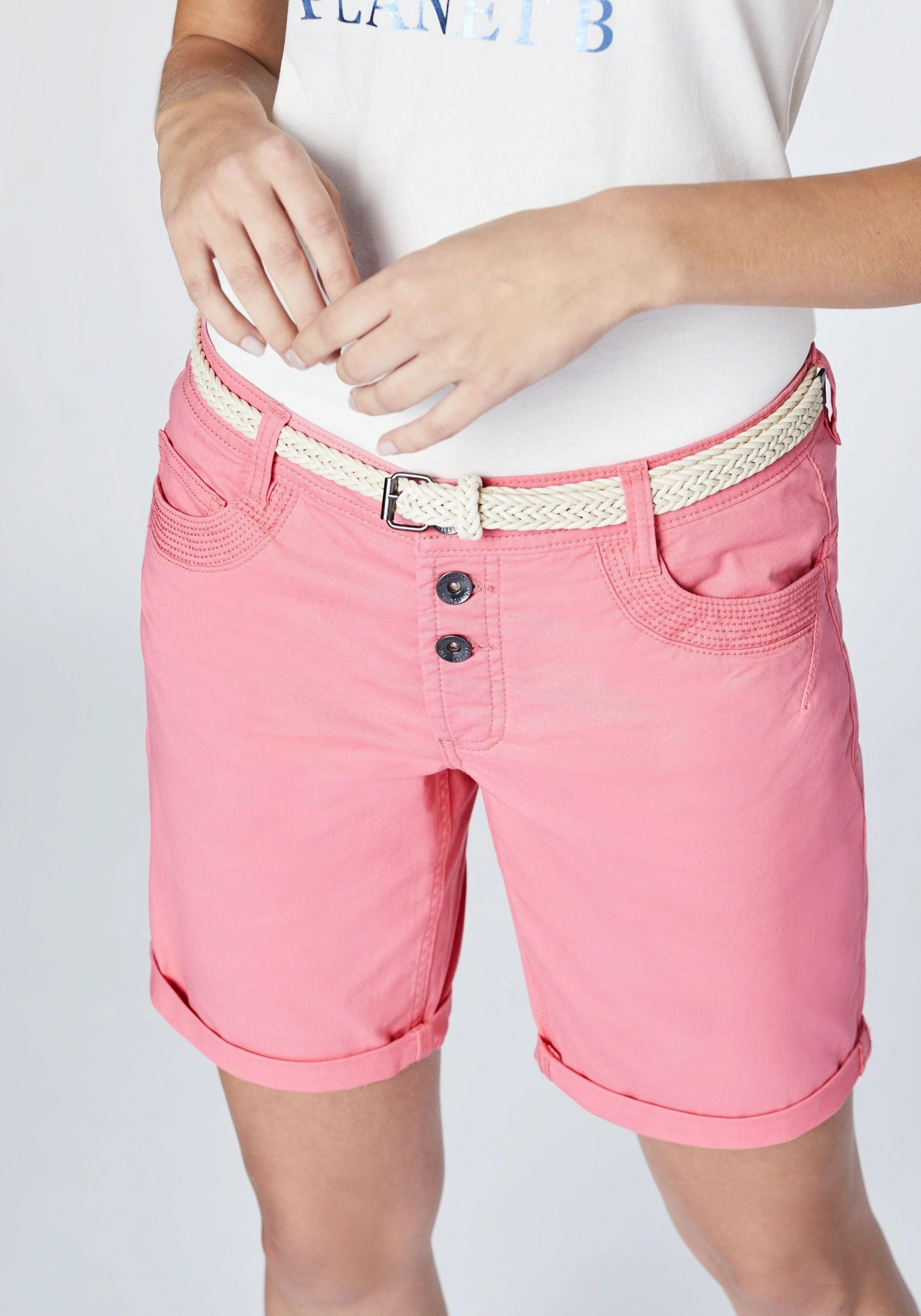 OKLAHOMA PREMIUM DENIM Shorts »mit Krempelbarem Saum« – Bild 6