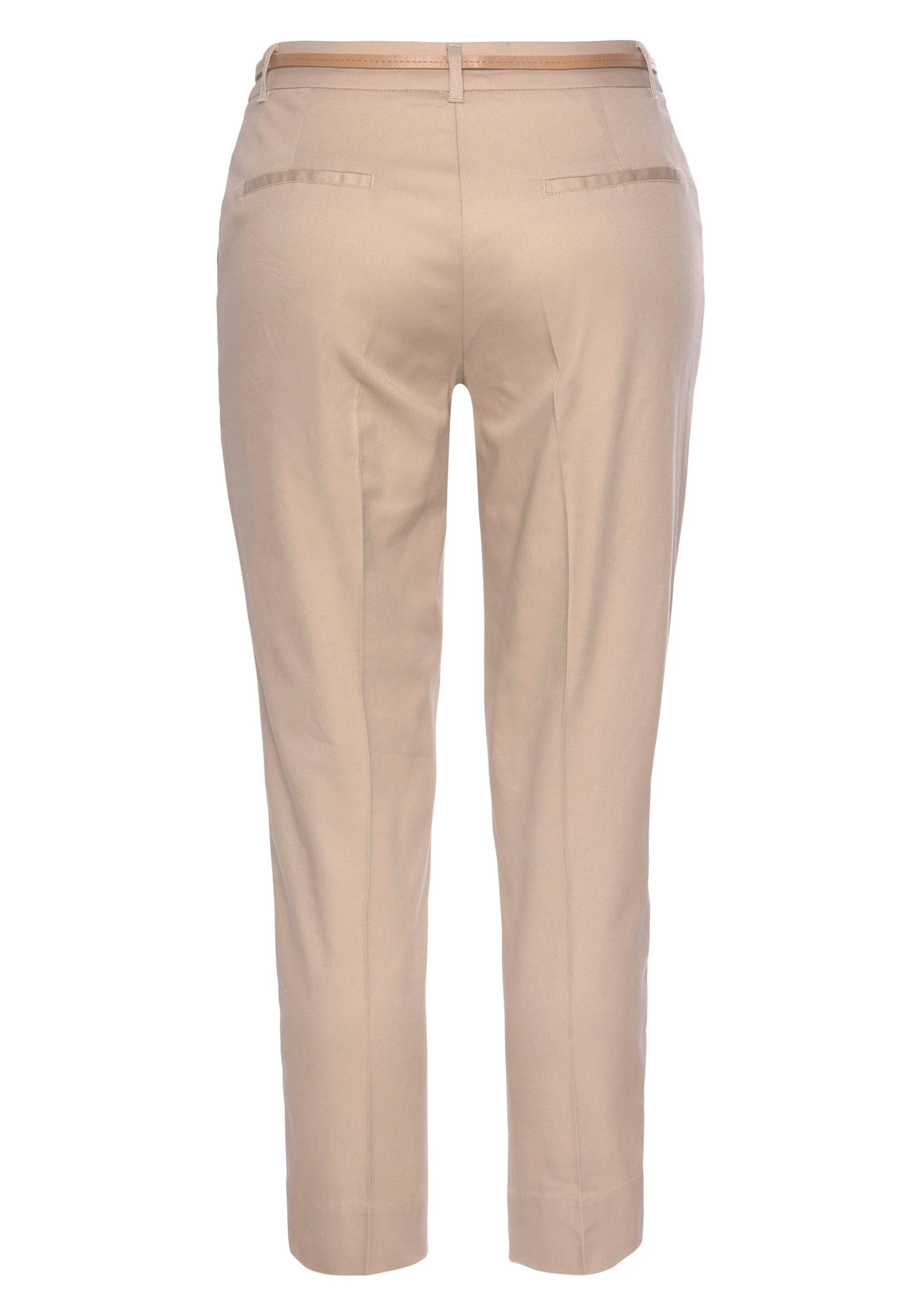Vivance Chinohose (mit Gürtel In Lederoptik) In Klassischer Basic-Form – Bild 4