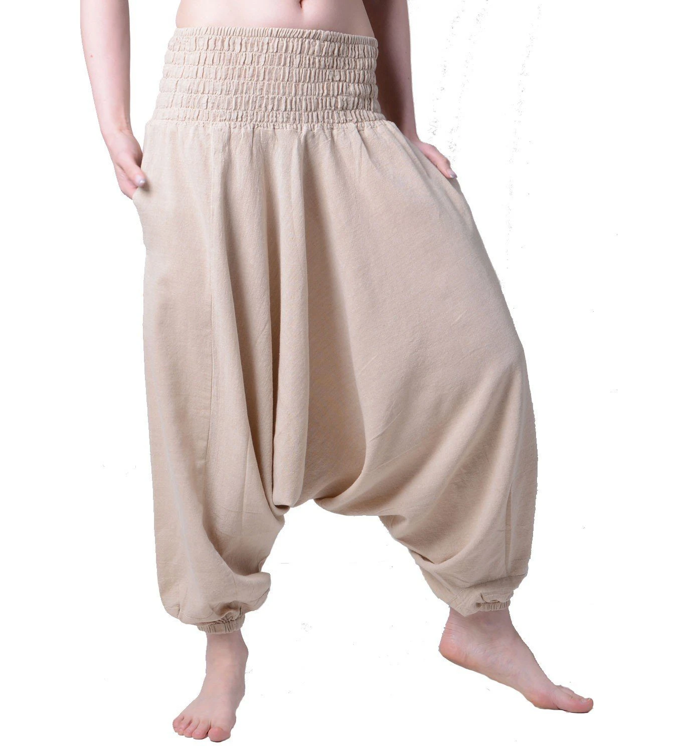 KUNST UND MAGIE Haremshose Kunst Und Magie Unisex Orientalische Haremshose Pluderhose Pumphose, Größe: Einheitsgröße – Bild 2