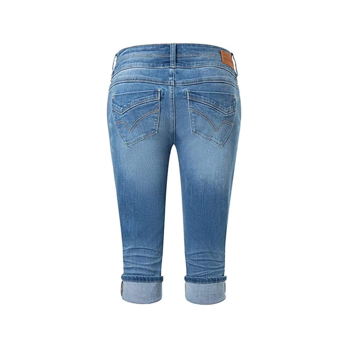 TIMEZONE Stoffhose Mittel-blau Regular (1-tlg) – Bild 6