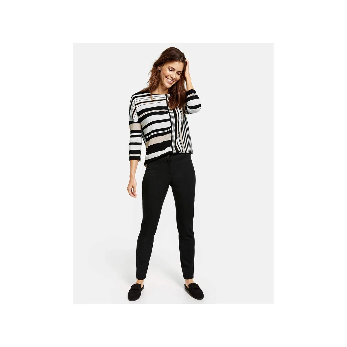 GERRY WEBER Stoffhose »schwarz Slim Fit« (1-tlg)