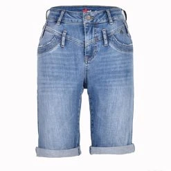 Buena Vista Jeansshorts Florida-Short Stretch Denim - Waterside Blue