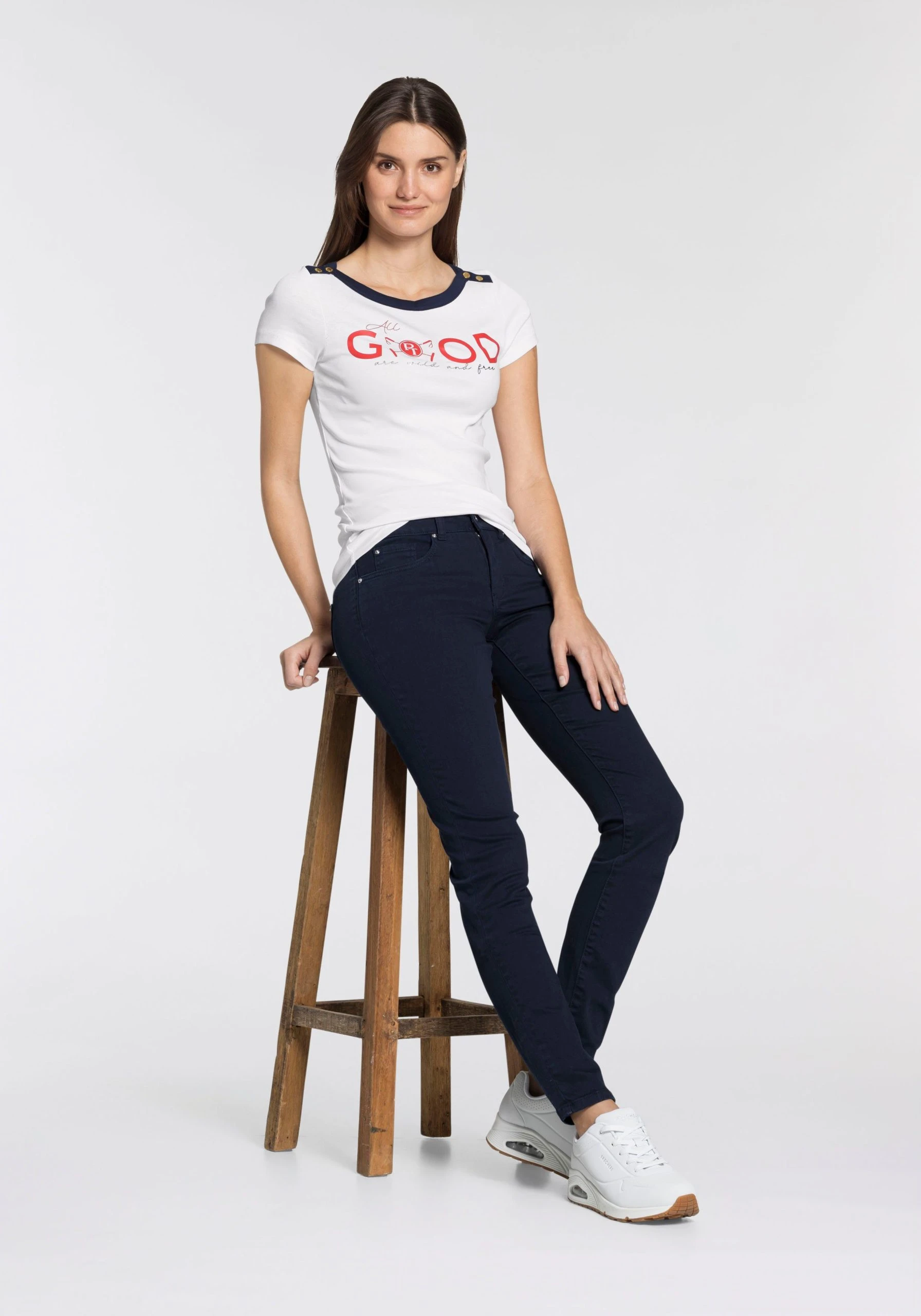 TOM TAILOR Polo Team 5-Pocket-Hose (Set, 2-tlg) Mit Abnehmbarem Anhänger – Bild 4