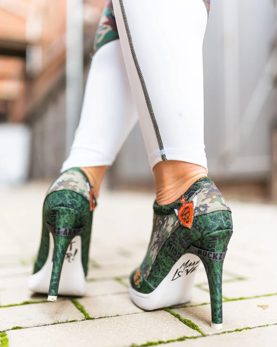 Missy Rockz Leggings Rockz Army Leggings Camouflage / White – Bild 8