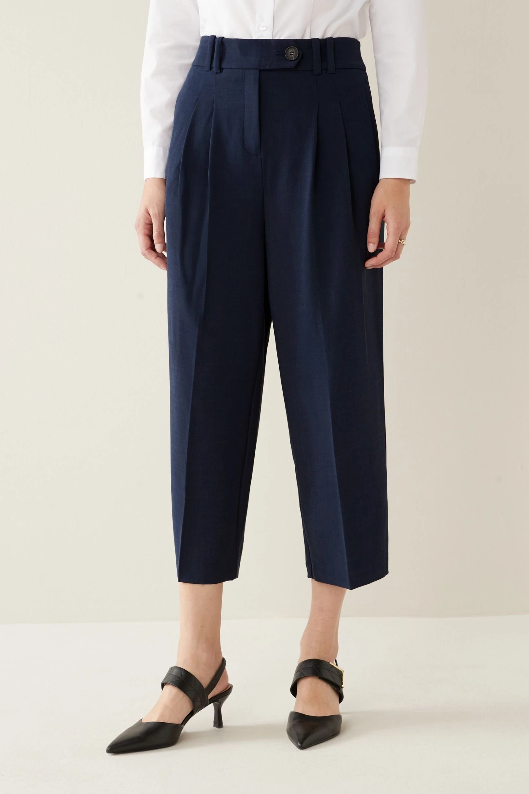 Next Culotte Tailored Fit Hosenrock Mit Kreuzschraffur (1-tlg)