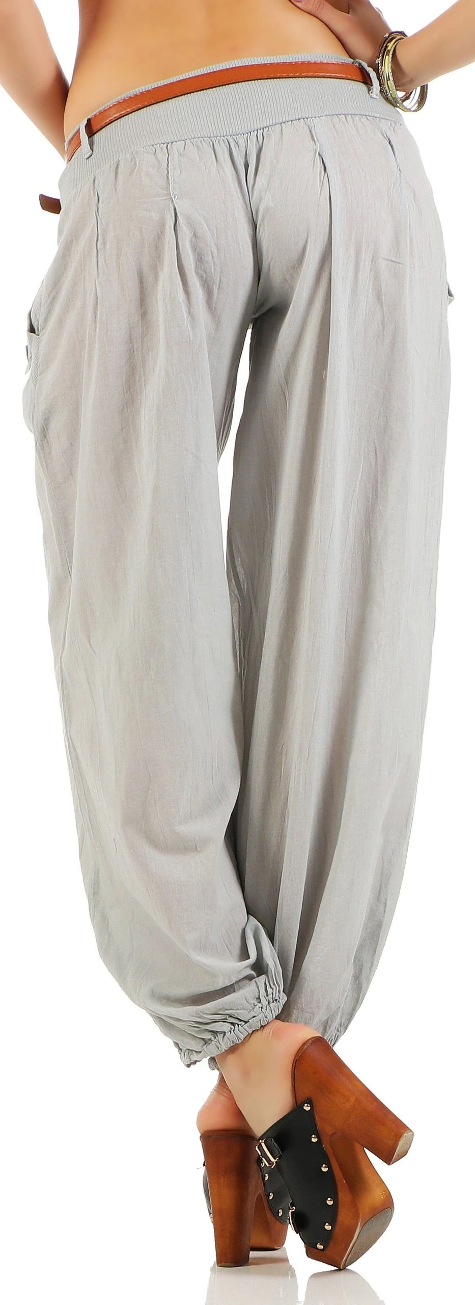 Malito More Than Fashion Haremshose »6017« Sommerhose Mit Gürtel – Bild 3