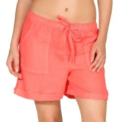 Malito More Than Fashion Leinenhose »1965« Lockere Bermuda Für Den Strand