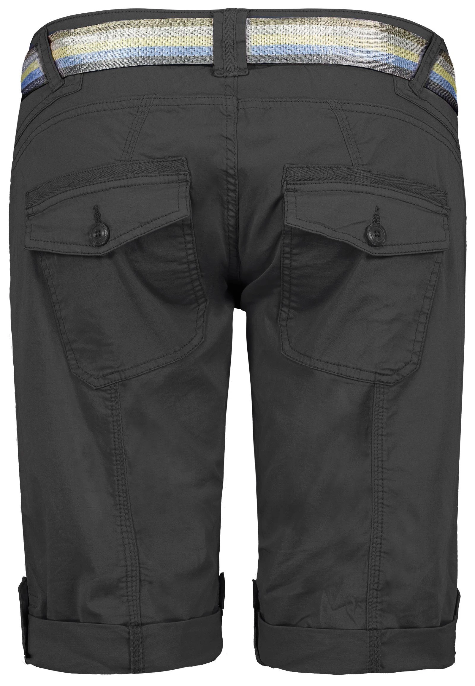 Fresh Made Bermudas Bermuda Mit Glänzendem Gürtel – Bild 6