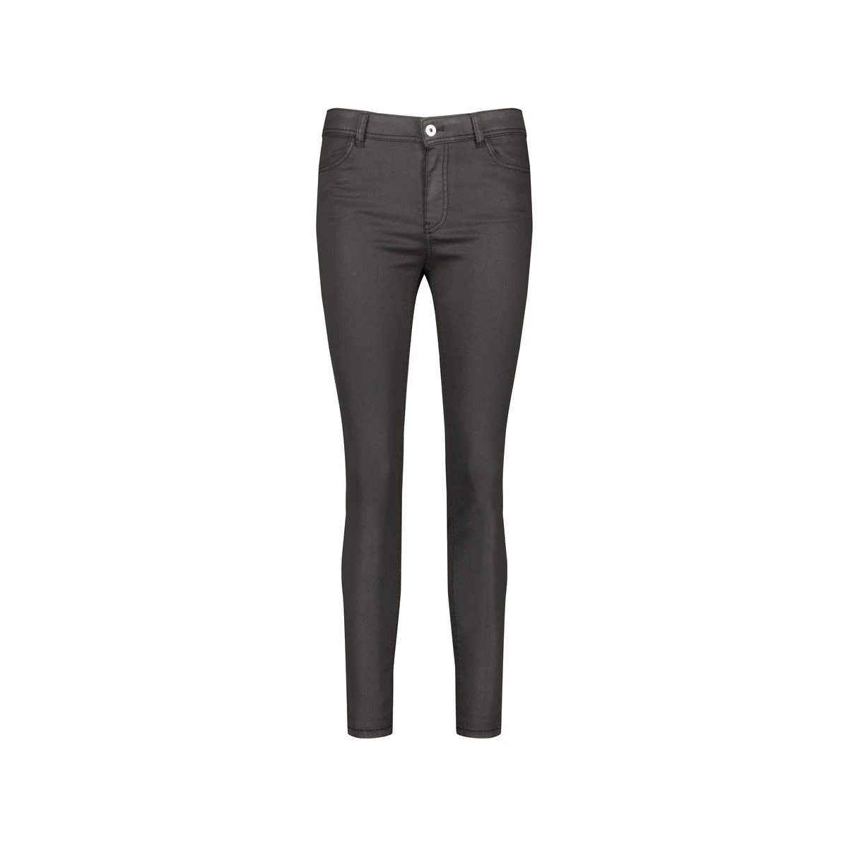 Taifun Stoffhose Braun Regular (1-tlg)