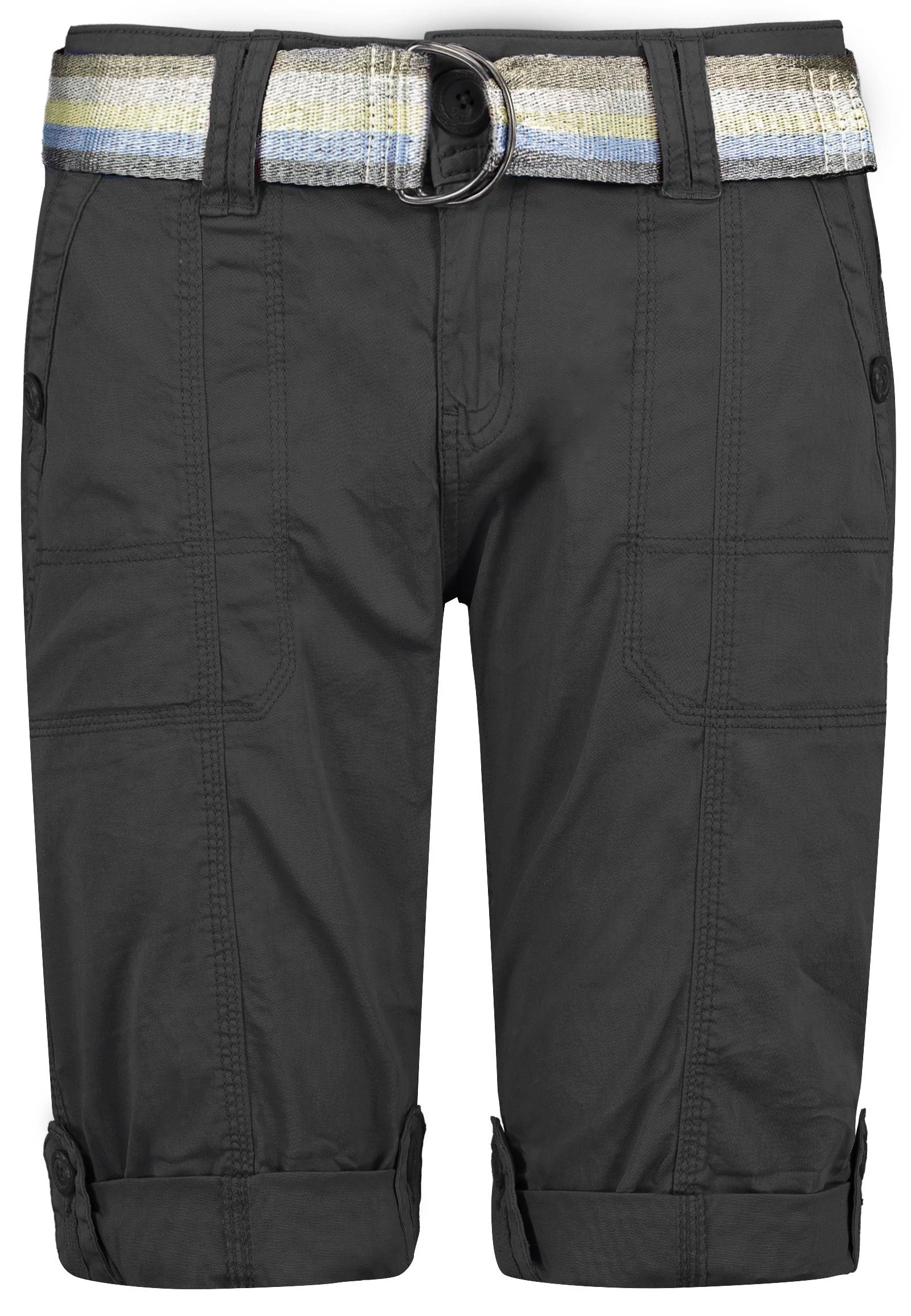 Fresh Made Bermudas Bermuda Mit Glänzendem Gürtel – Bild 5