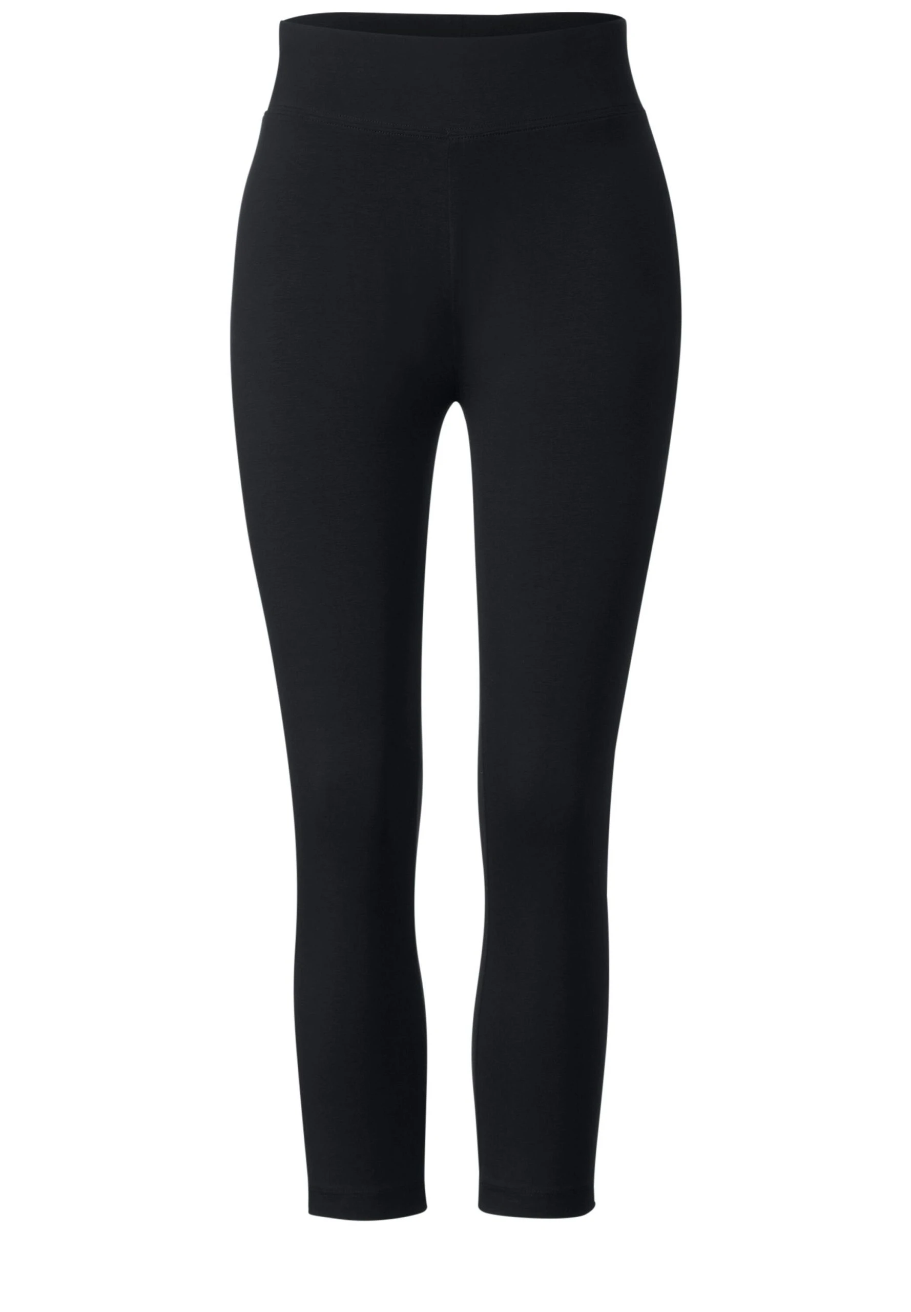 Cecil Leggings Cecil Unifarbende Leggings In Black (1-tlg) Körpernah Geschnitten – Bild 4