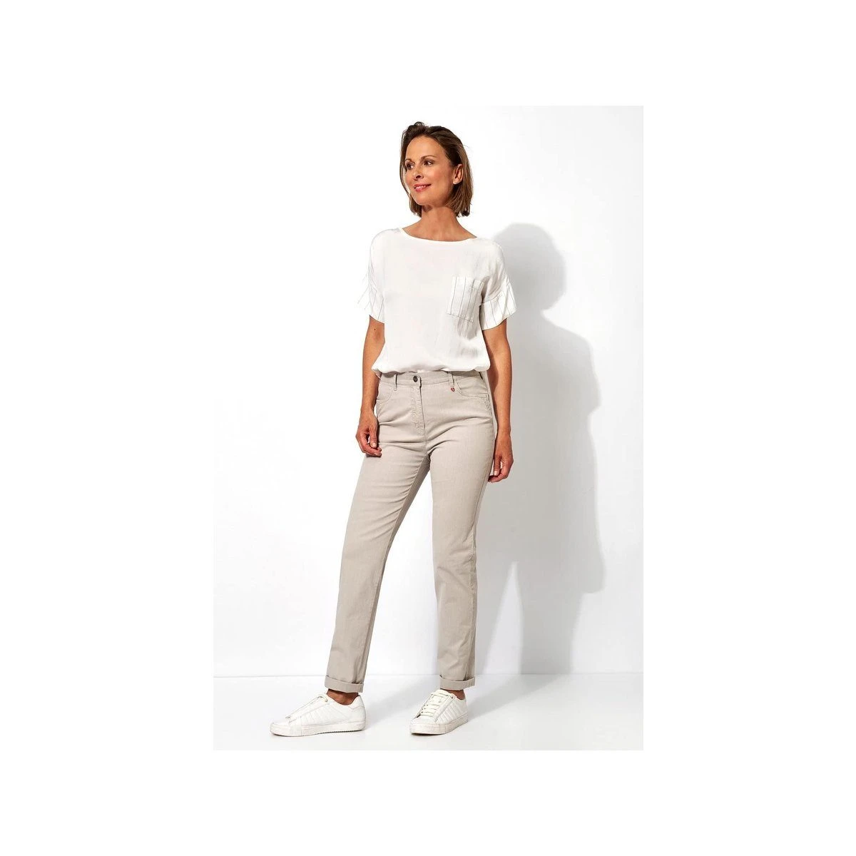 TONI Stoffhose Beige Regular (1-tlg) – Bild 3
