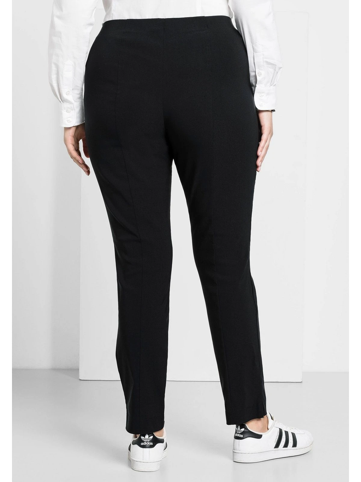 Sheego Stretch-Hose Bengalin-Hose Knitterarm Und Pflegeleicht – Bild 2