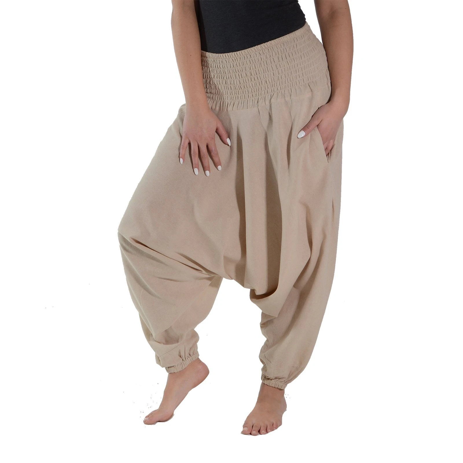 KUNST UND MAGIE Haremshose Kunst Und Magie Unisex Orientalische Haremshose Pluderhose Pumphose, Größe: Einheitsgröße